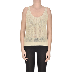 Textil Mulher Tops sem mangas Pomandere TPT00005053AE Bege