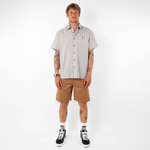 Oxbow Chemise CHECKER Branco