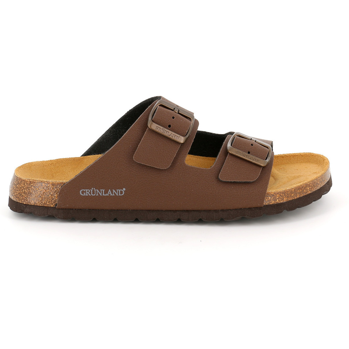 Sapatos Homem Chinelos Grunland  Castanho