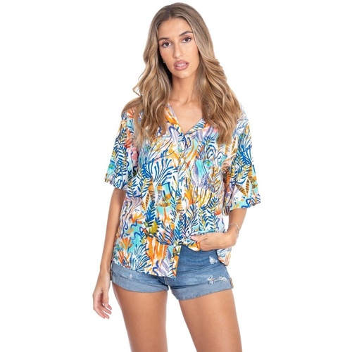 Textil Mulher camisas Isla Bonita By Sigris Camisa Azul