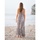 Textil Mulher Vestidos compridos Isla Bonita By Sigris Vestido Midi Longo Preto