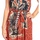 Textil Mulher Vestidos compridos Isla Bonita By Sigris Vestido Midi Longo Vermelho