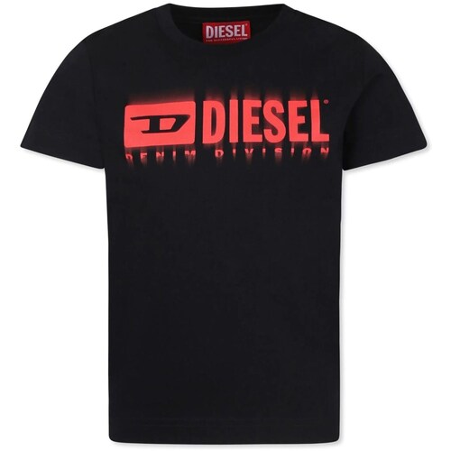 Textil Rapaz T-Shirt mangas curtas Diesel J02033-00YI9 Preto
