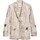 Textil Mulher Casacos/Blazers Desigual AME_NEWSPAPER COLLAGE_LACROIX 25SWEW43 Bege