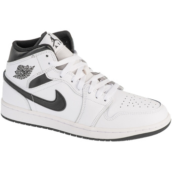 Sapatos Homem Sapatilhas Nike Air  1 Mid Branco