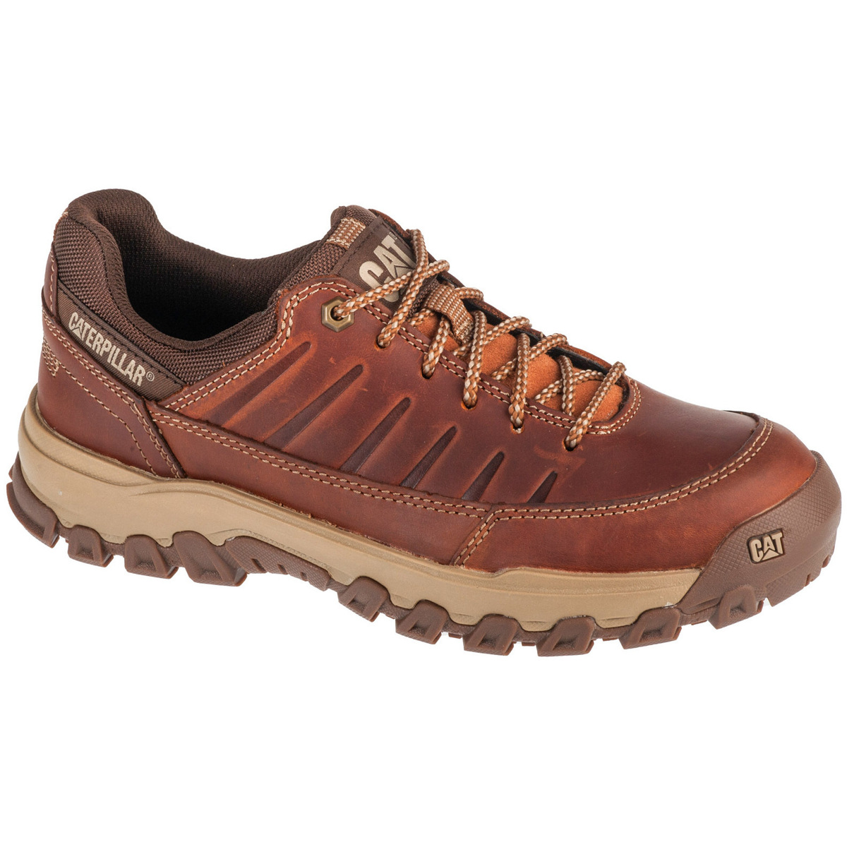 Sapatos Homem Sapatilhas Caterpillar Threshold Rebound Low Castanho