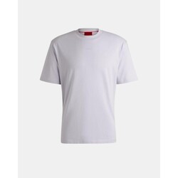 Textil Homem T-Shirt mangas curtas BOSS 50488330 DAPOLINO Branco