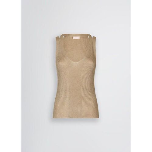 Textil Mulher Tops / Blusas Liu Jo WA5057 MS64J-A4342 Ouro