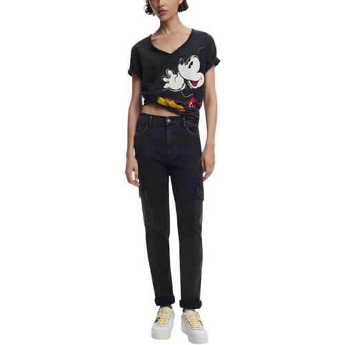 Desigual TS_MICKEY JOKER 25SWTKAG Preto