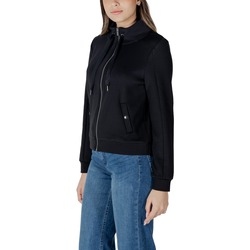 Textil Mulher Sweats Street One LTD QR zipper jacket w.strings 322579 Preto