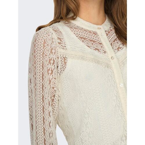 Textil Mulher Tops / Blusas Only  Bege
