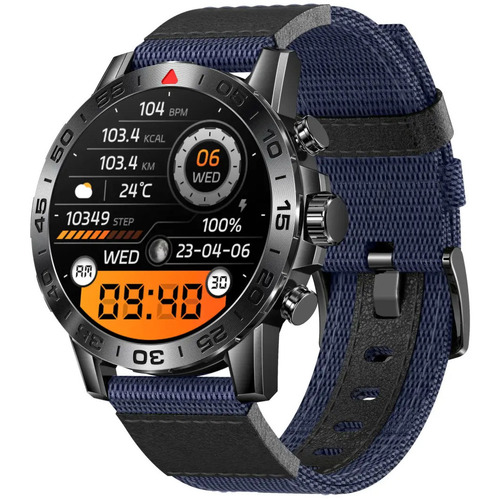 Relógios & jóias Homem Relógios Mistos Analógicos-Digitais Neckmarine |Relógio militar azul|Homem Multicolor