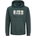 Textil Homem Sweats Jack & Jones 12262421 JORPORTLAND BLOCK SWEAT HOOD LN FOREST RIVER Verde