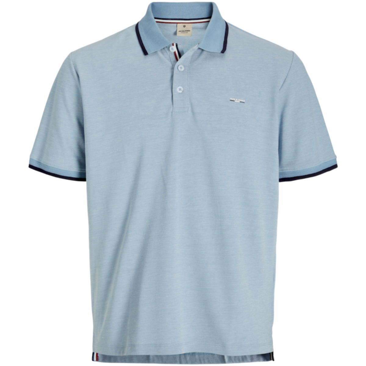 Textil Rapaz Polos mangas curta Jack & Jones 12279751 JPRBLUALVEZ SS POLO JNR ASHLEY BLUE Azul