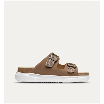 Sapatos Mulher Sandálias Feliz Caminar Sandálias bioecológicas taupe Cáqui