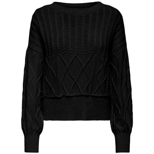 Textil Mulher camisolas Only  Preto