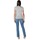 Textil Mulher T-Shirt mangas curtas Guess CN SS LOGO LACE TEE W5GI04 J1314 Azul