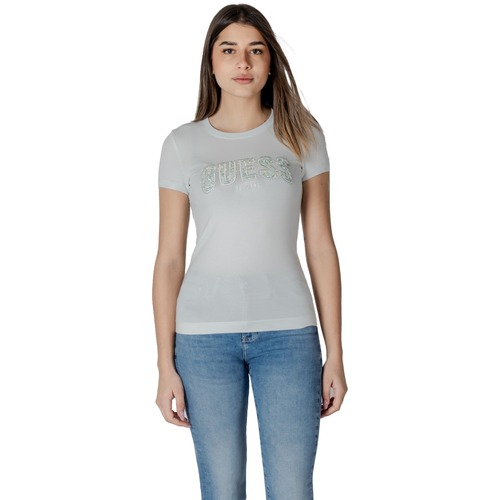 Guess CN SS LOGO LACE TEE W5GI04 J1314 Azul