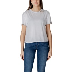 Textil Mulher T-Shirt mangas curtas Liu Jo ECS MODA M/C WA5182JS904 Branco
