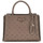 Malas Mulher Bolsa de mão Guess Gerty Girlfriend Satchel Castanho