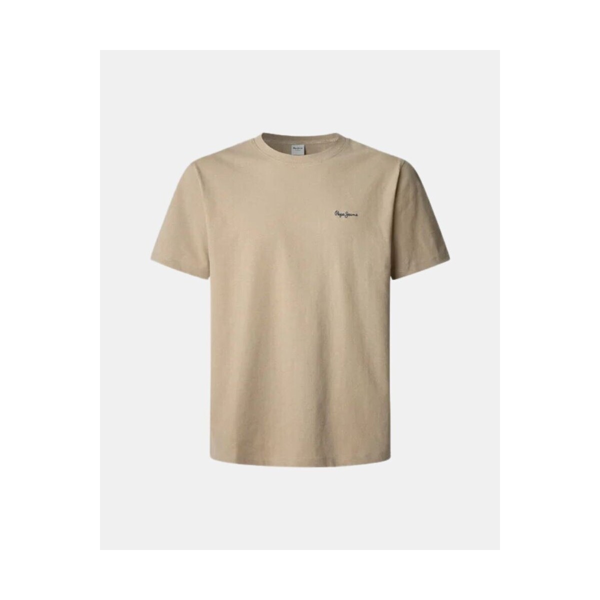 Textil Homem T-Shirt mangas curtas Pepe jeans PM509933 CONTRAST CONNOR Bege