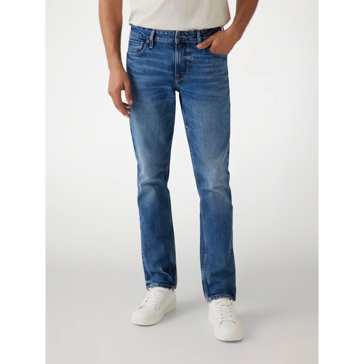 Textil Homem Calças de ganga Guess M5RAS2 D5KP2 FINNLEY-FL1P FLIPPER Azul