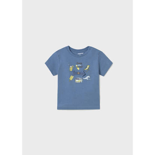 Textil Rapaz T-shirts e Pólos Mayoral 1064-49-3-12 Azul