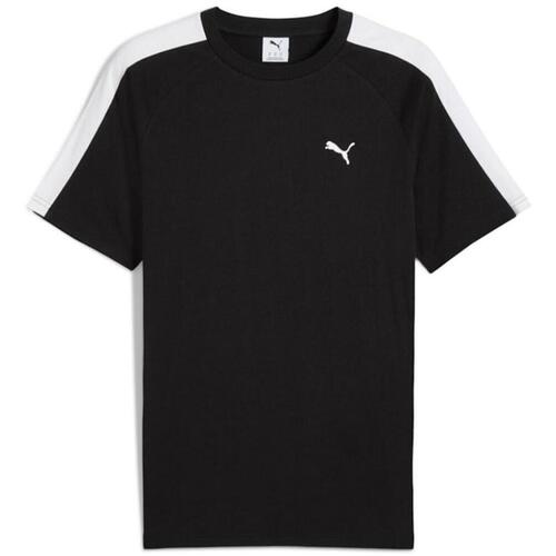 Textil Homem T-Shirt mangas curtas Puma  Preto