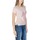 Textil Mulher T-Shirt mangas curtas Guess CN SS LOVE TRIANGLE W5GI05 I3Z14 Rosa