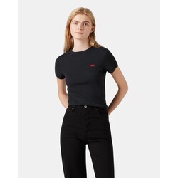 Textil Mulher T-shirts e Pólos Levi's A7419 0014 ESSENTIAL SPORTY Preto