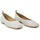 Sapatos Mulher Calçado de segurança Aplauso BAILARINA DE PIEL BEIGE PUNTA CUADRADA  IRISI 16080 Bege