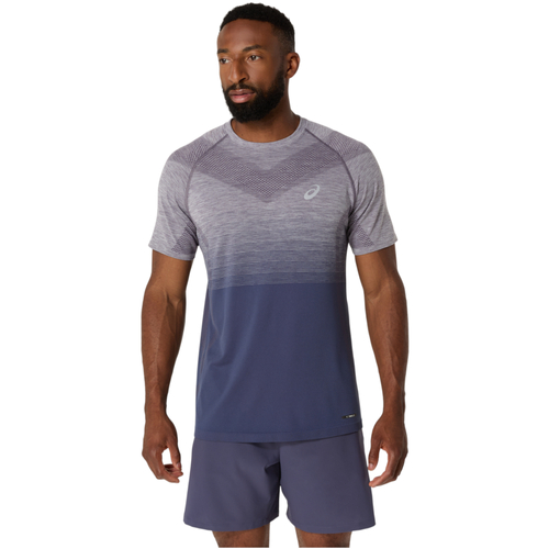 Textil Homem T-Shirt mangas curtas Asics Seamless SS Top Azul