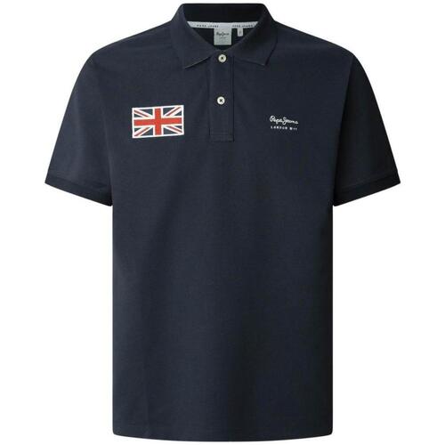 Textil Homem Polos mangas curta Pepe jeans  Azul
