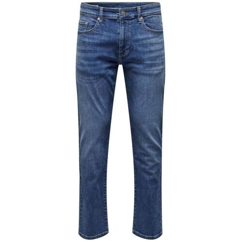 Textil Homem Calças de ganga Only And Sons  Azul