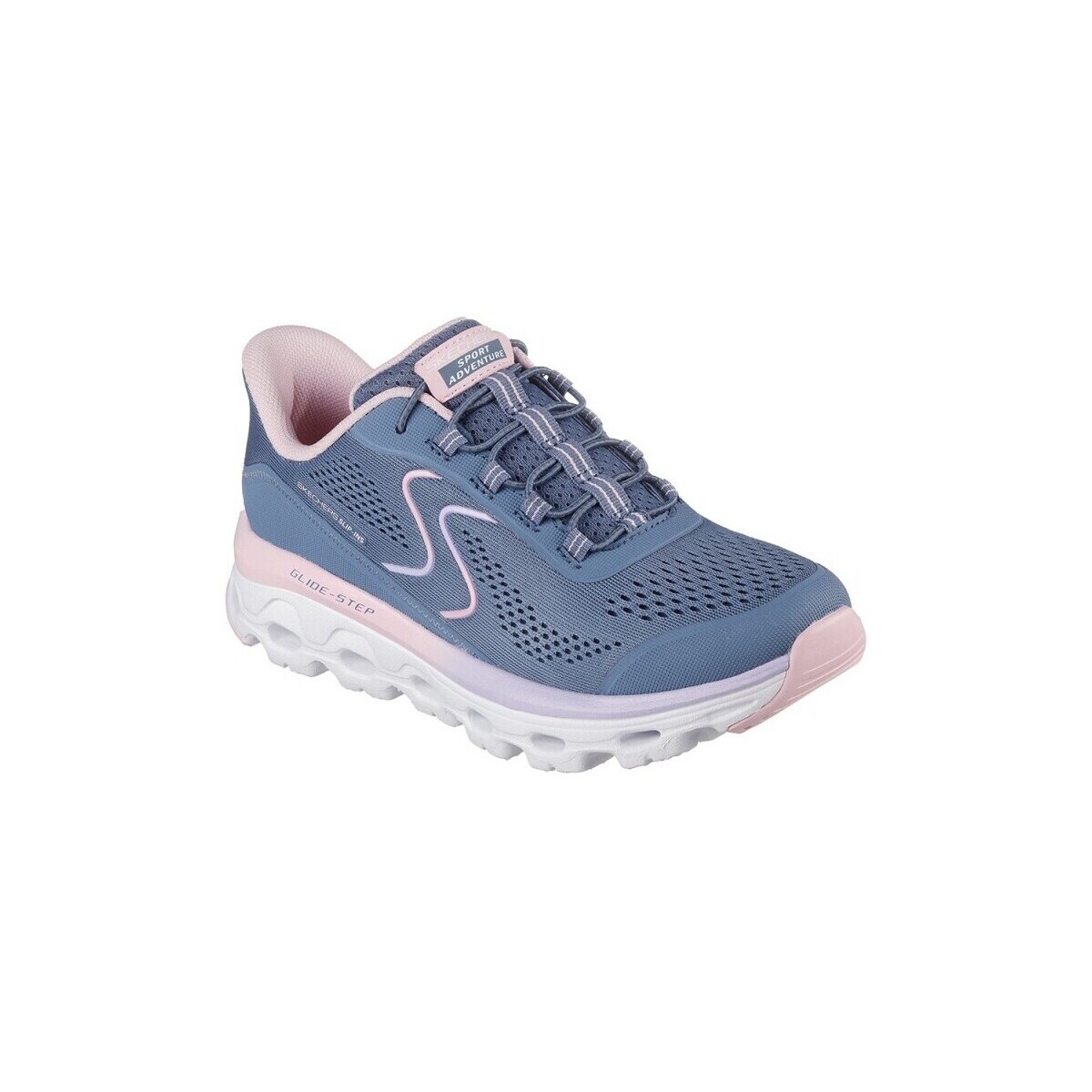 Sapatos Mulher Sapatilhas Skechers SLIP-INS:GLIDE-STEP SOLE Cinza