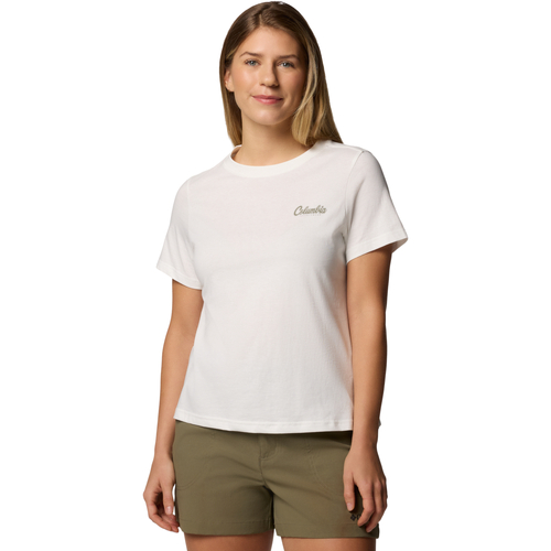 Textil Mulher T-Shirt mangas curtas Columbia Rolling Bend Graphic SS Tee Bege