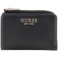 Malas Mulher Carteira Guess LAUREL SLG SMALL ZIP Preto