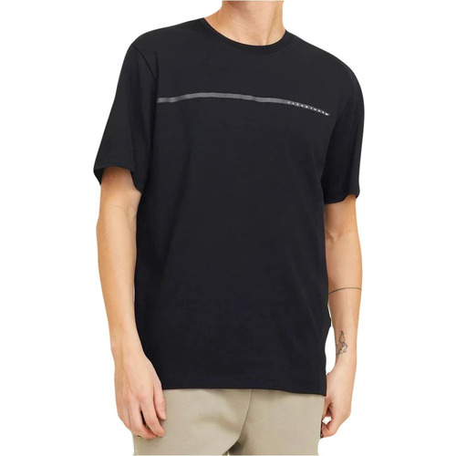 J&j JCOFUSION FULL BRANDING TEE SS CREW NOOS Preto