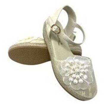 Bubble Bobble Sapato de menina  c609 bege Branco