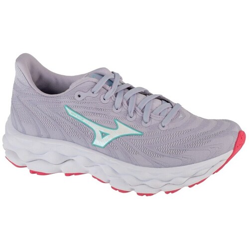 Sapatos Mulher Running Mizuno Wave Sky Cinzento, Roxo