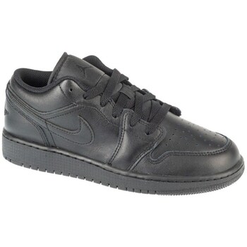 Sapatos Criança Sapatilhas Nike Air Jordan 1 Low Gs Preto
