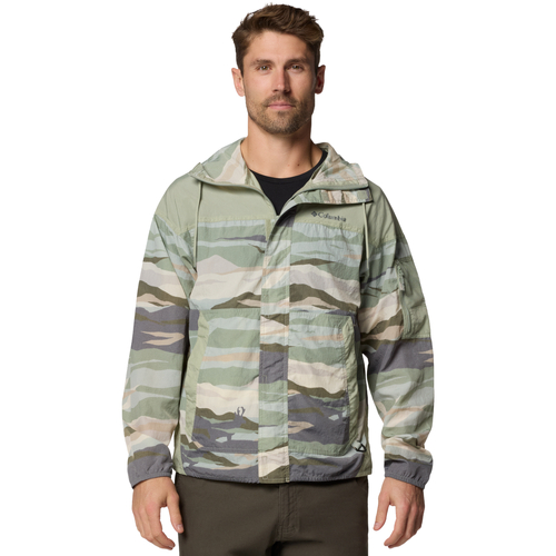 Textil Homem Parkas Columbia Challenger II Novelty Windbreaker Jacket Verde