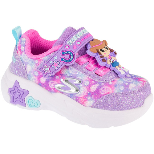 Sapatos Rapariga Sapatilhas Skechers Snuggle Sneaks - Skech Squad Rosa