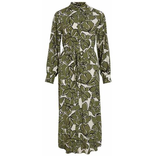 Textil Mulher Vestidos Vila  Verde