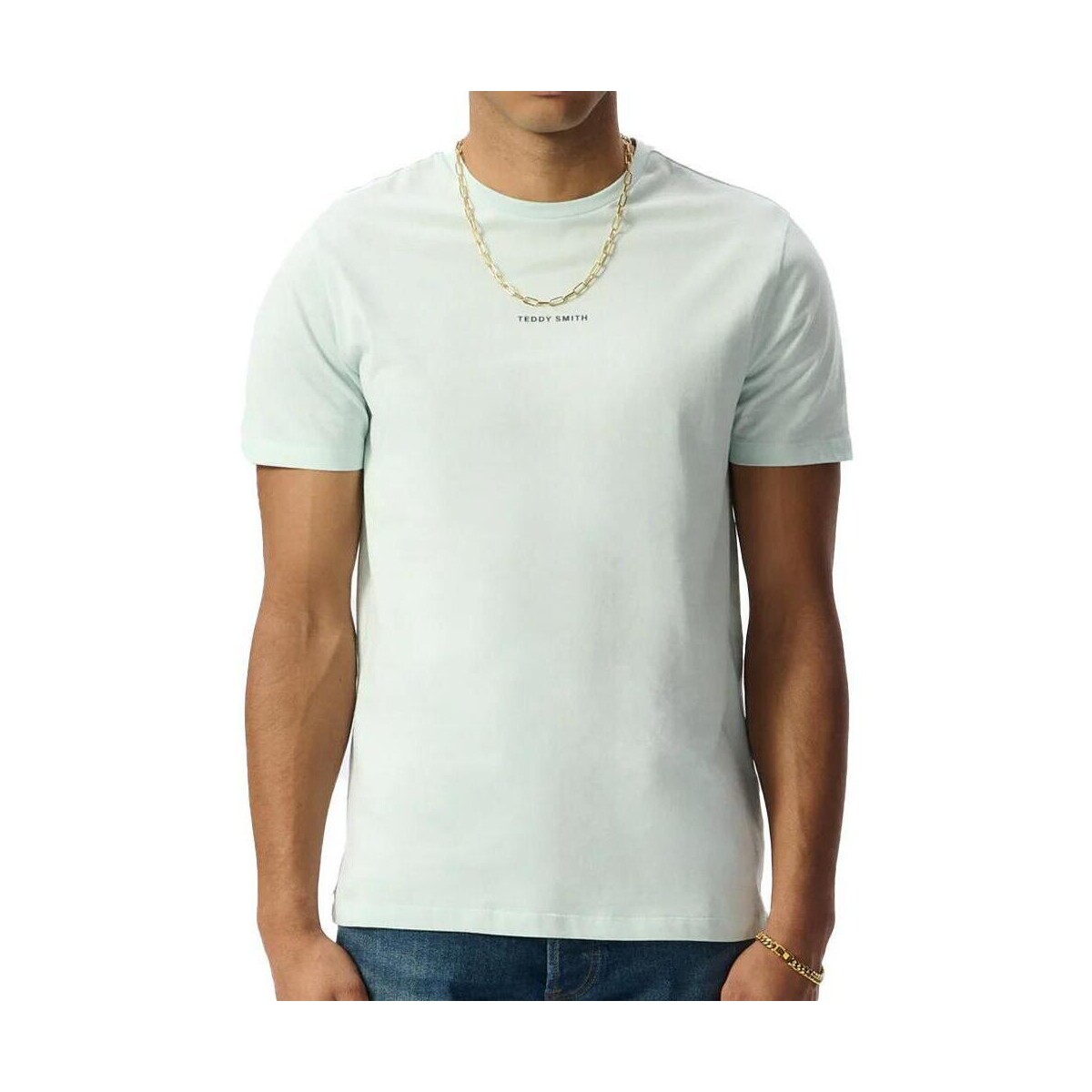 Textil Homem T-shirts e Pólos Teddy Smith  Azul