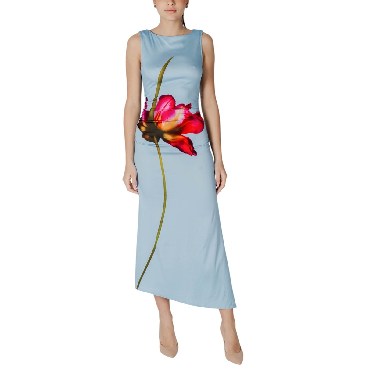 Textil Mulher Vestidos compridos Desigual VEST_REIMS 25SWVW07 Azul
