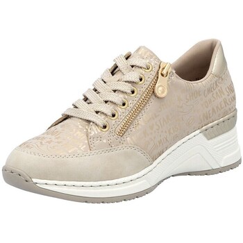 Sapatos Mulher Sapatilhas Rieker RKR760 Ouro