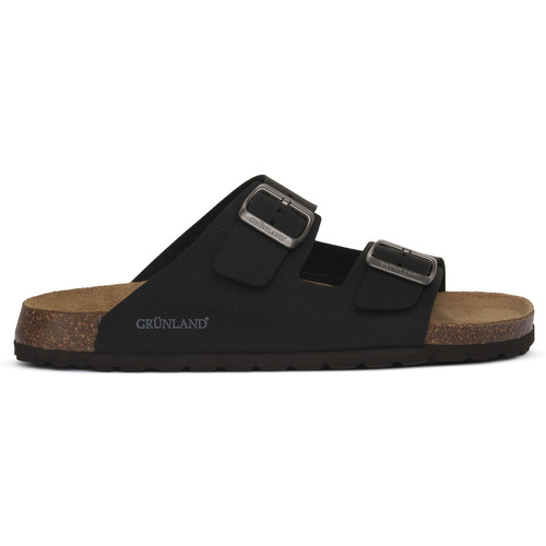 Sapatos Homem Chinelos Grunland NERO 40BOBO Preto