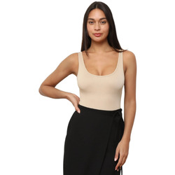 Textil Mulher Tops / Blusas La Modeuse 74057_P175153 Bege