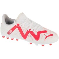 Sapatos Criança Chuteiras Puma Future Play Mg Jr Branco, Vermelho, Cor-de-rosa
